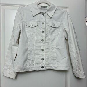 Dressbarn Off-White Denim Jacket